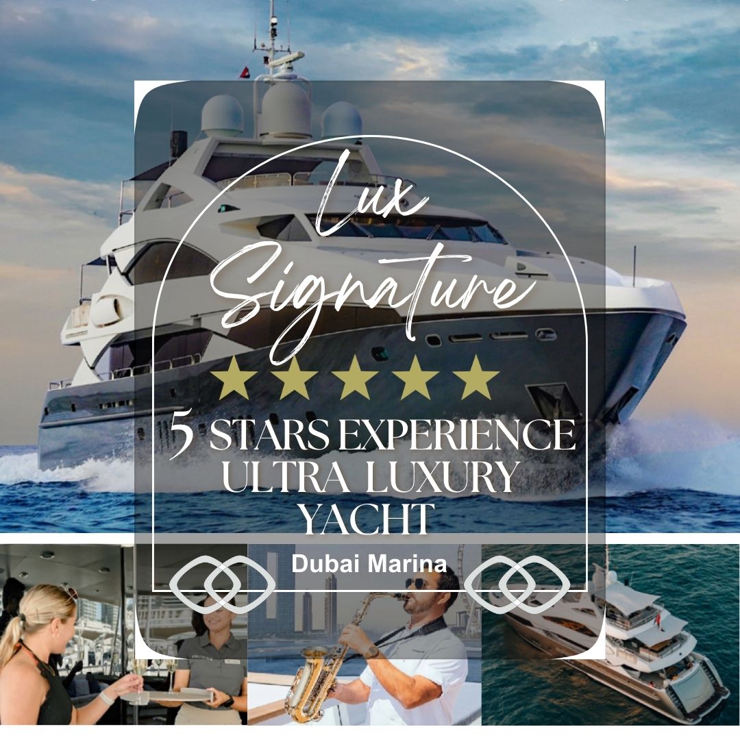 Dubai: Ultimate 5 Stars Super Luxury Yacht Experience