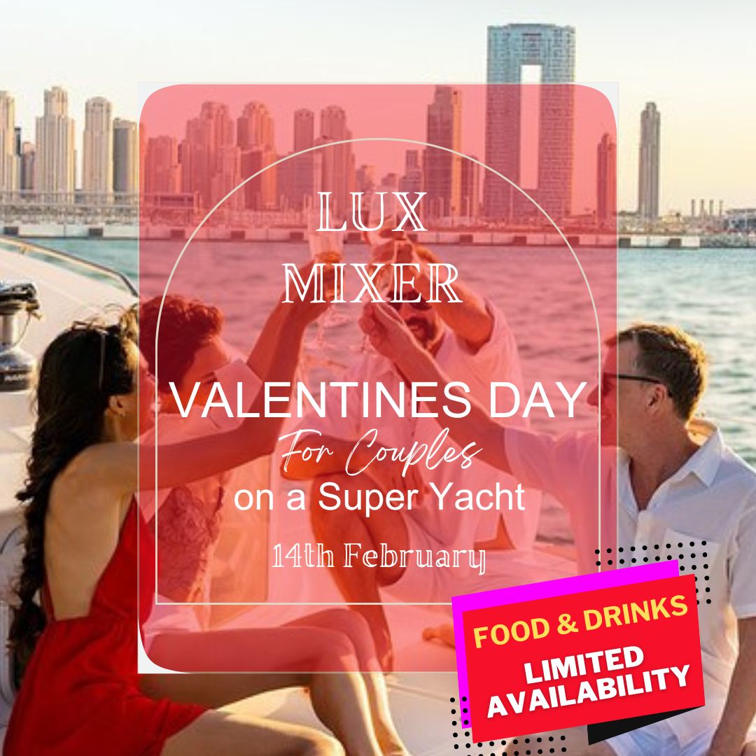 Dubai: Valentines Day Couple's Experience on a Super Yacht, 14th February, 2025 (Love and Magic)