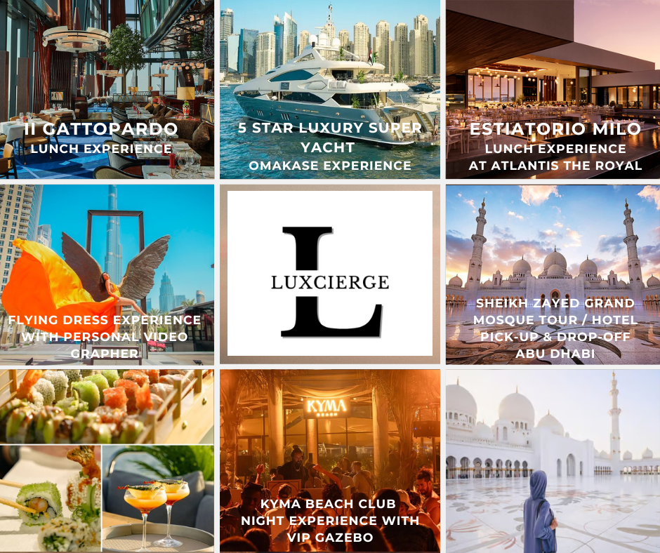 VIP Dubai Experience Package (For 3 people)